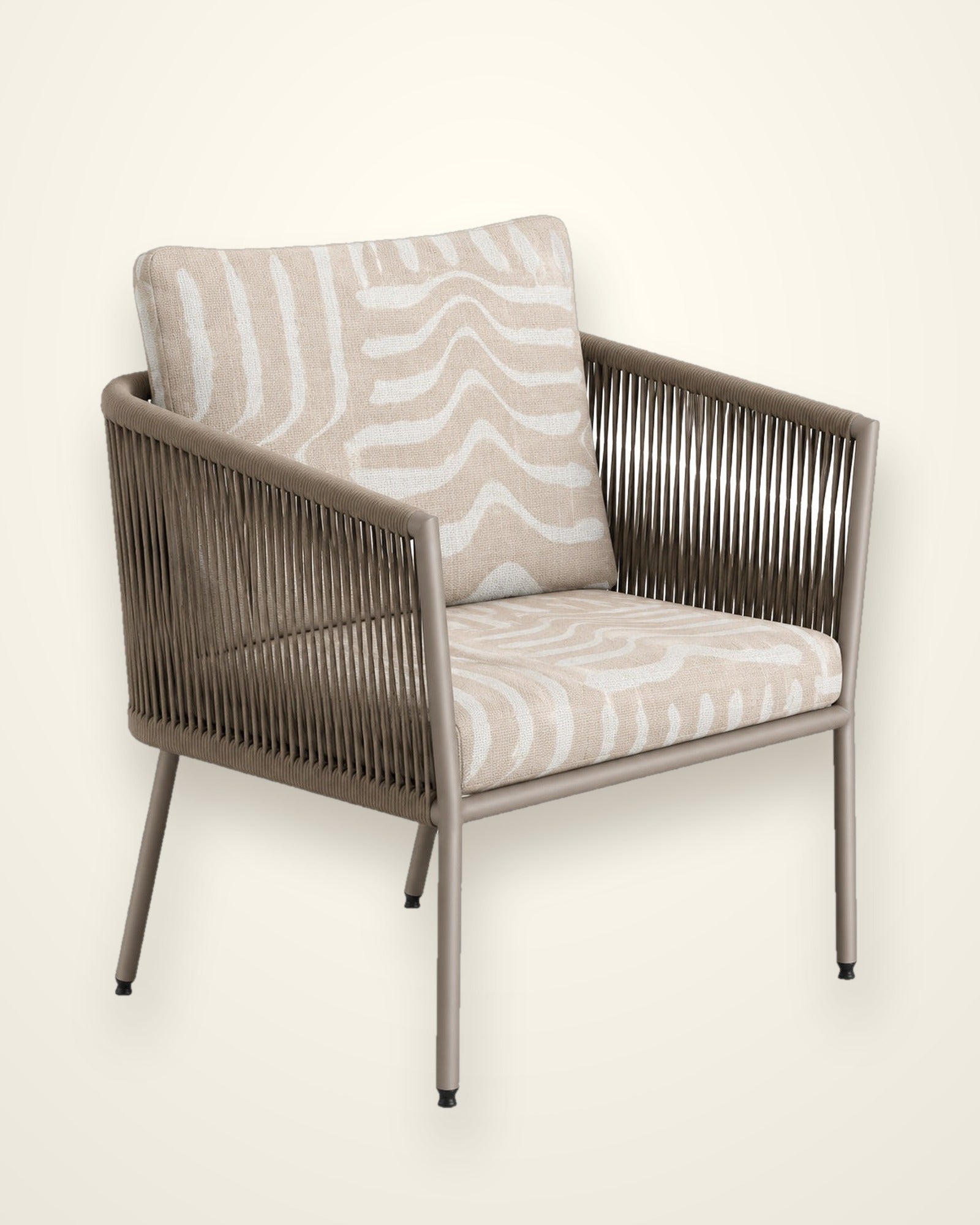 Seat with back cushions