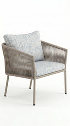 Seat & Back Cushion Set — Ocean Weave