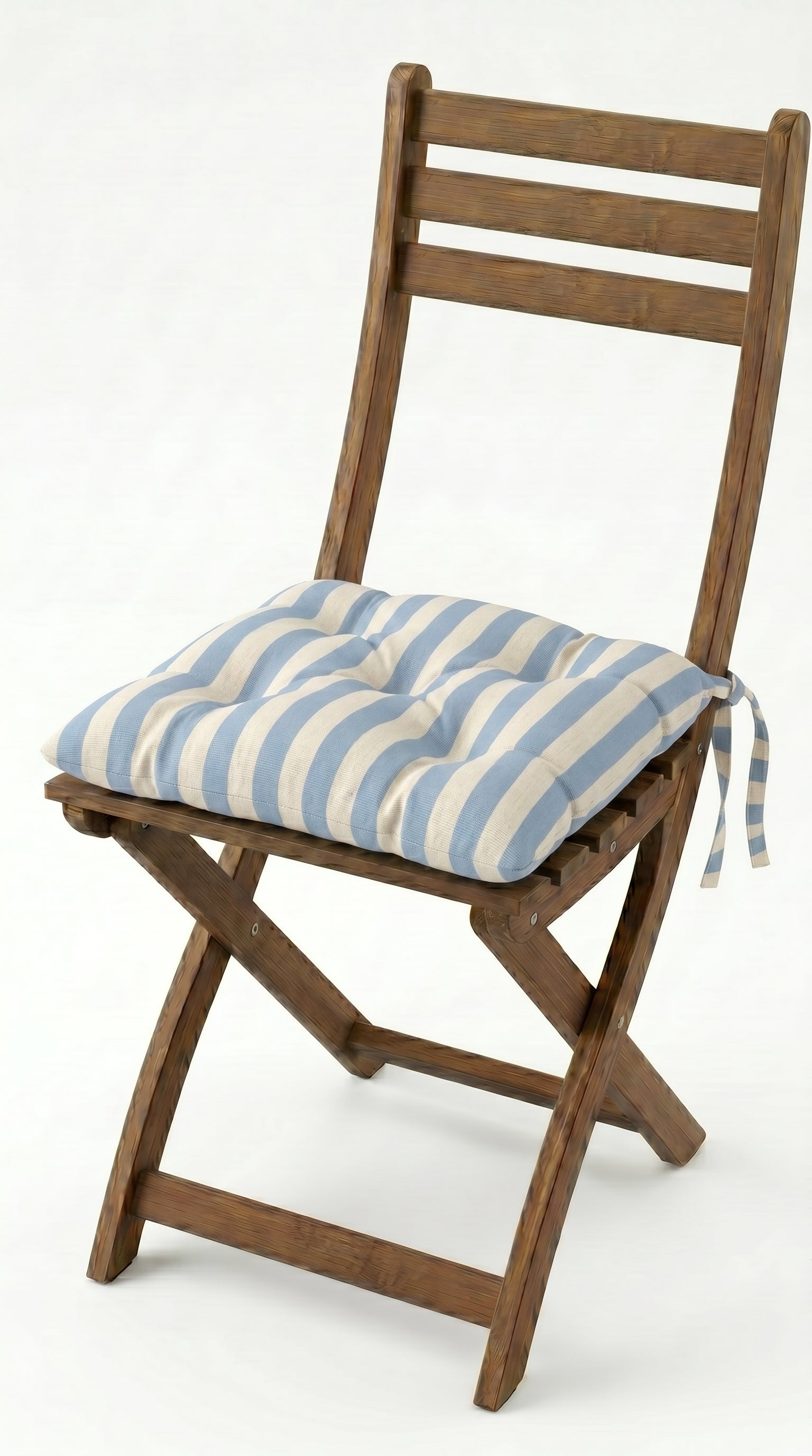 Wood Seat Only - Ocean Weave